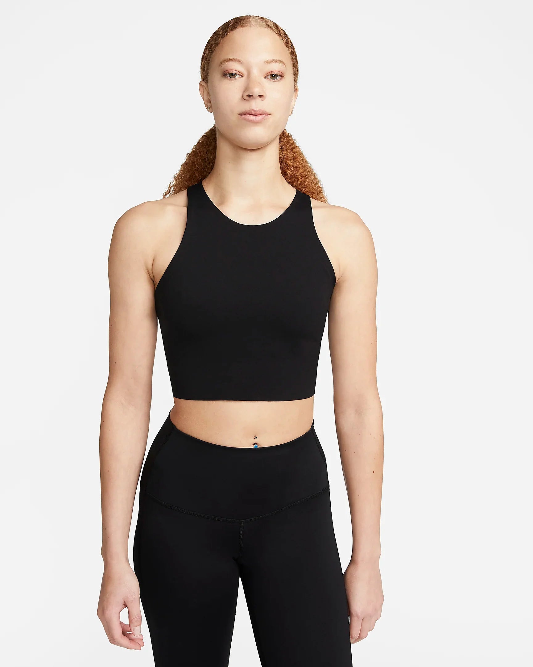 Womens Yoga Dri-Fit Luxe Crop Tank