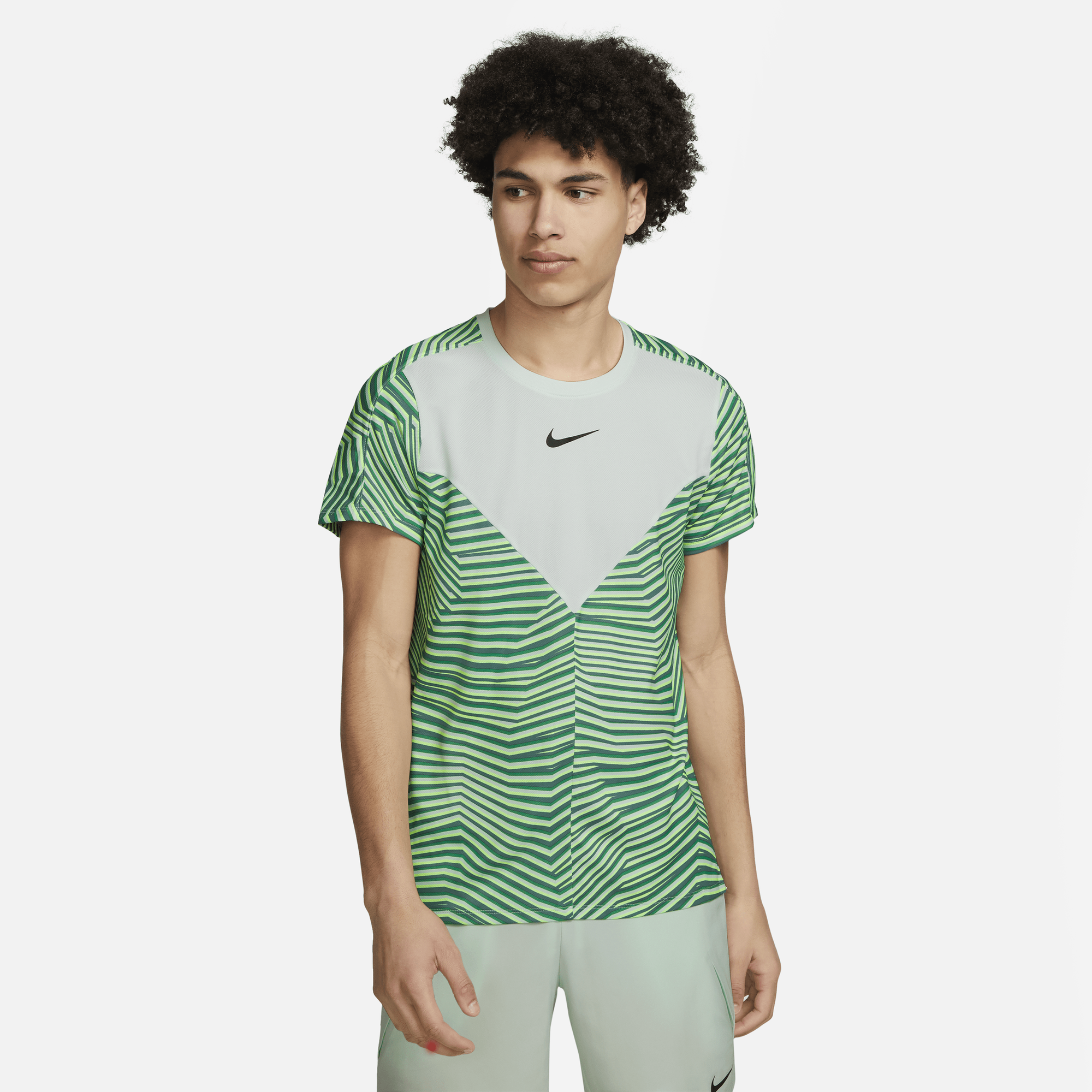 Mens Court Dri-Fit Slam Tennis Short Sleeve T-Shirt