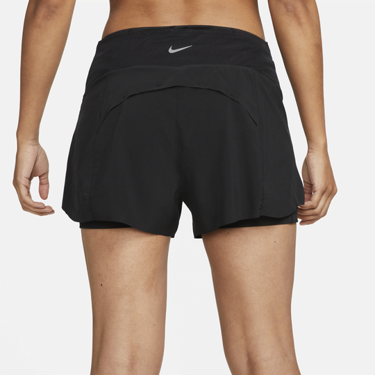 Womens Running Dri-Fit Mid Rise 3" 2 in 1 Short