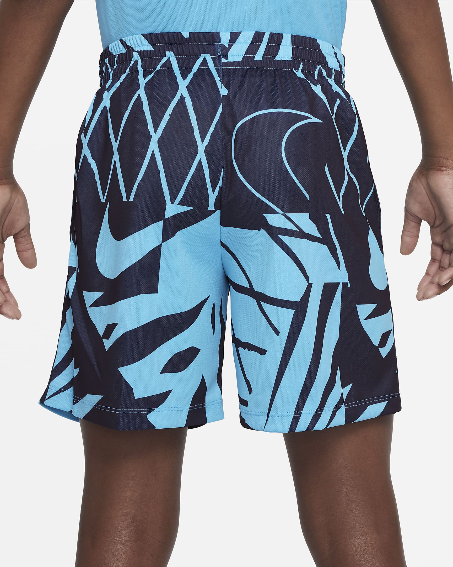 Boys Performance Dri-Fit All Over Print Shorts