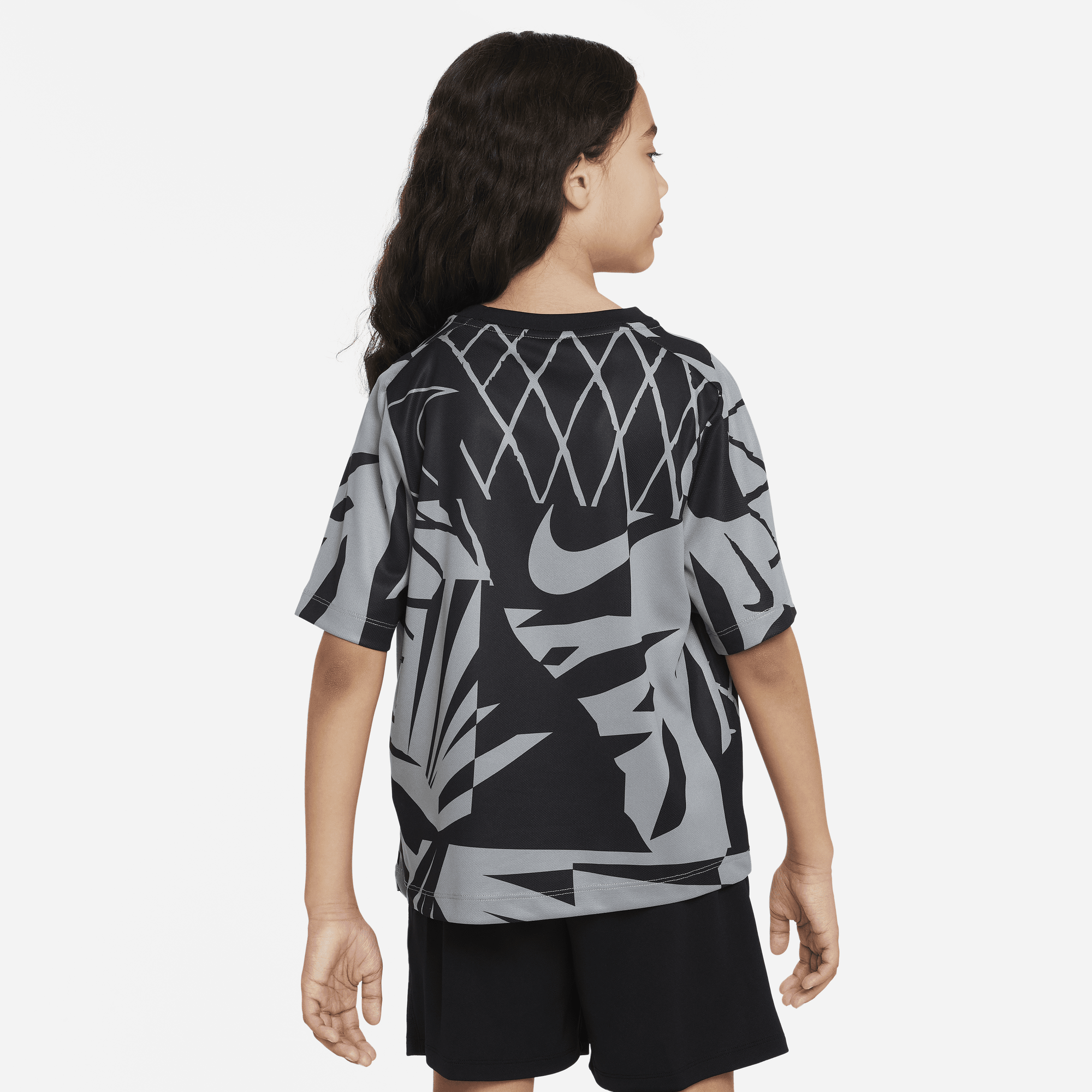Boys Performance Dri-Fit All Over Printed Short Sleeve T-Shirt