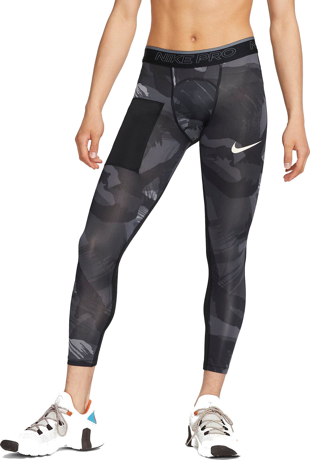 Mens Pro Dri-Fit Camo Printed Long Tight