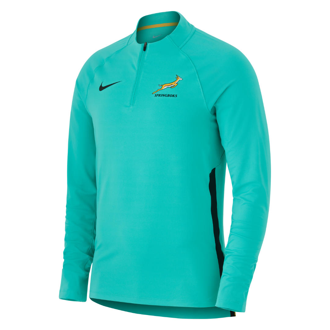 Mens South Africa Springboks 1/4 Zip Training Jersey