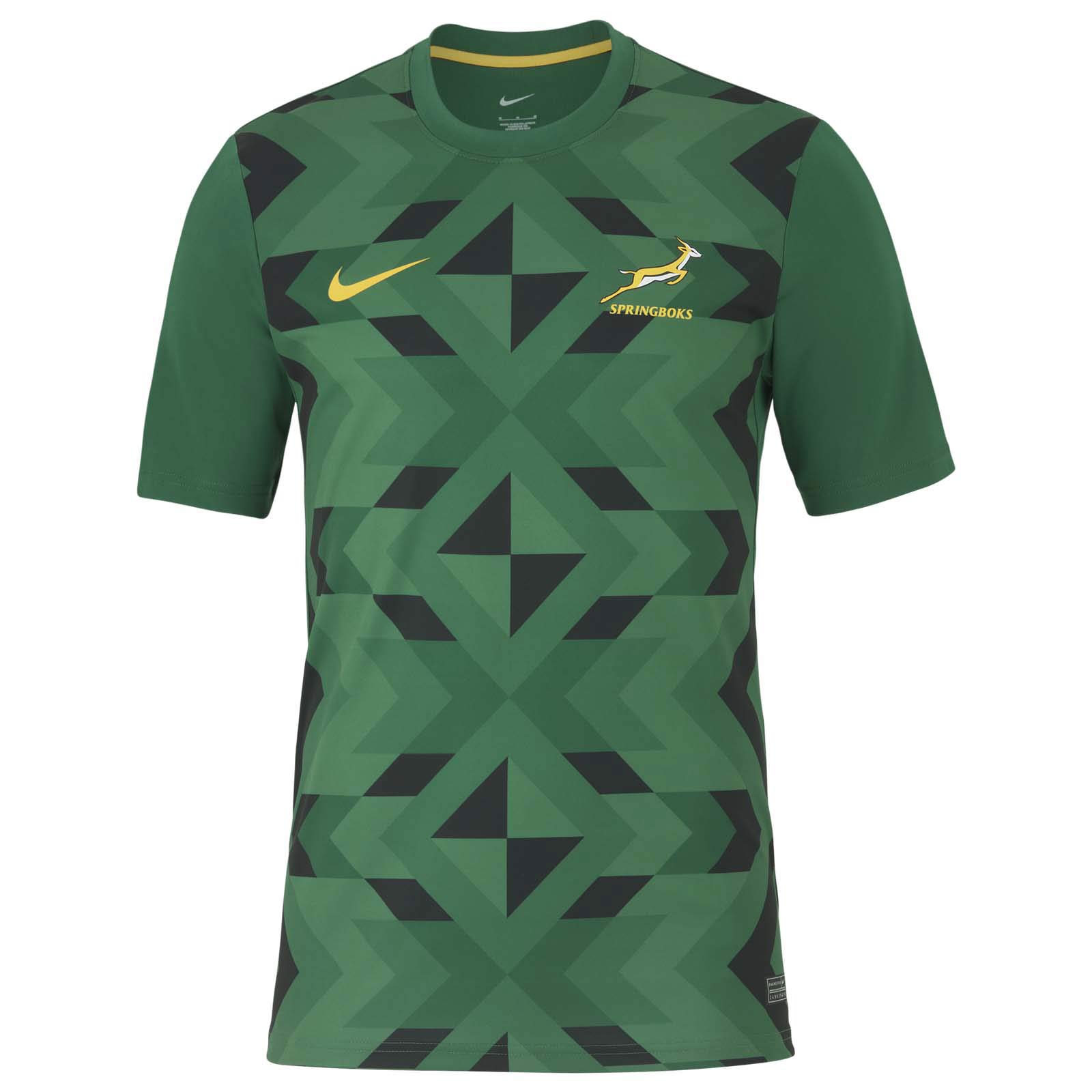 Mens South Africa Springboks Pre-Match Replica Jersey
