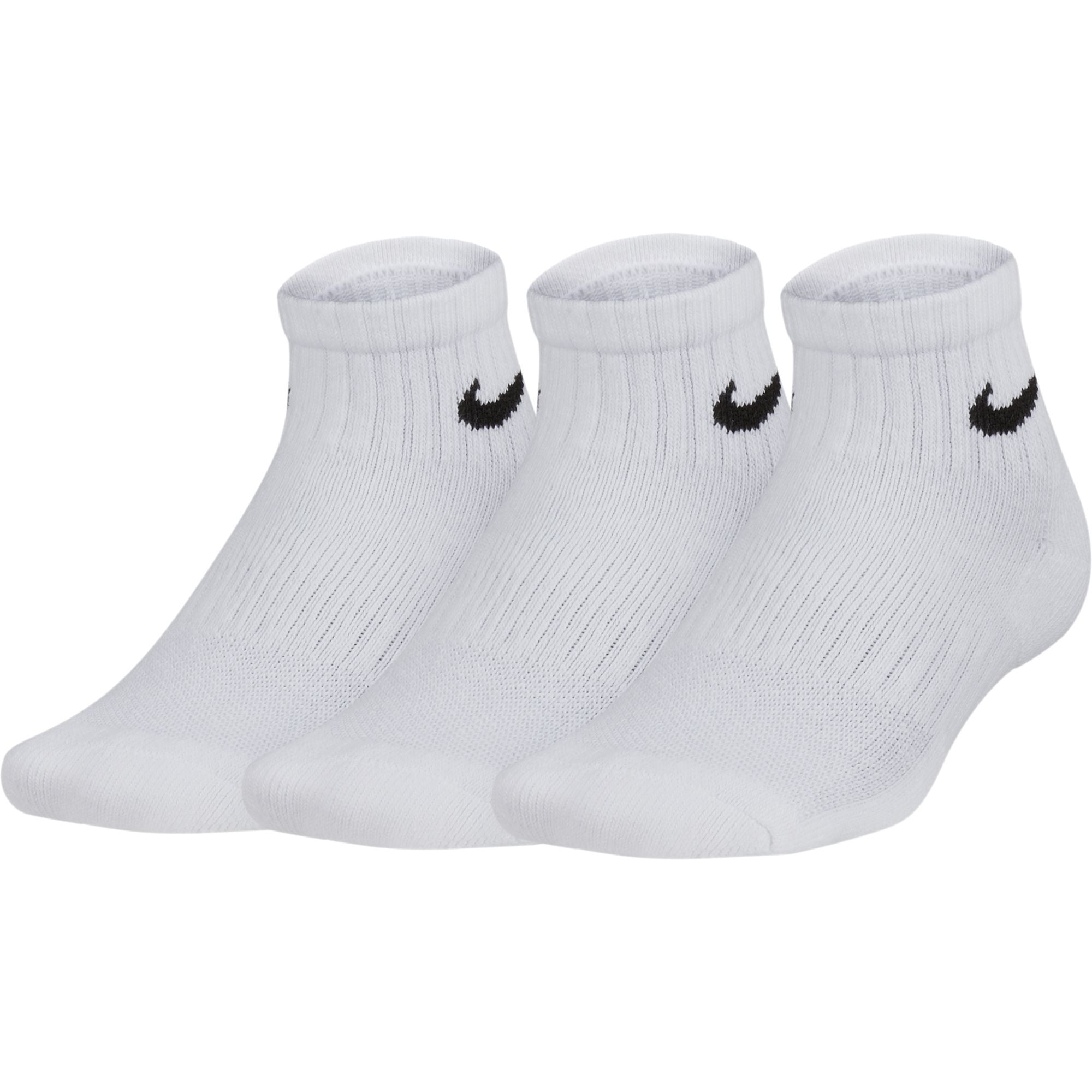 Youth 3 Pack Performance Cushioned Ankle Socks