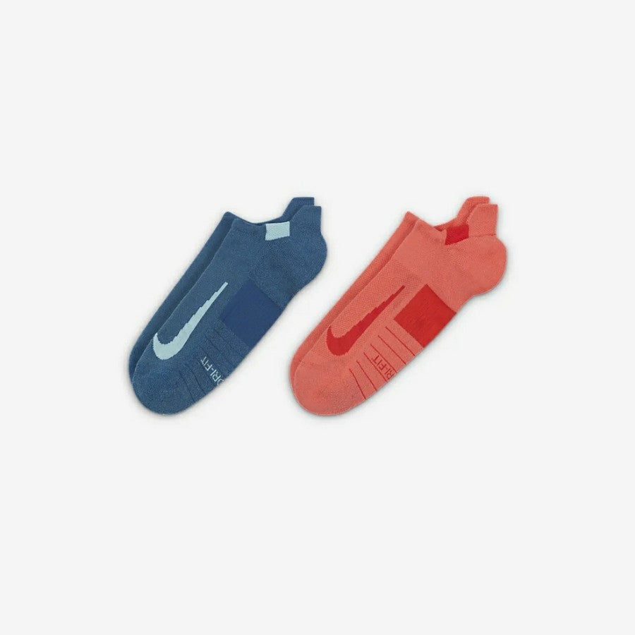 2 Pack Multiplier No-Show Running Socks