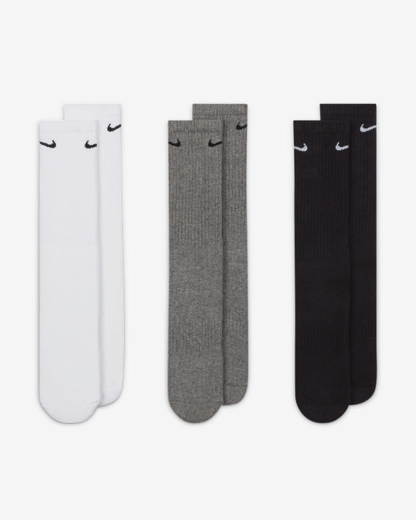 3 Pack Everyday Cushioned Crew Socks