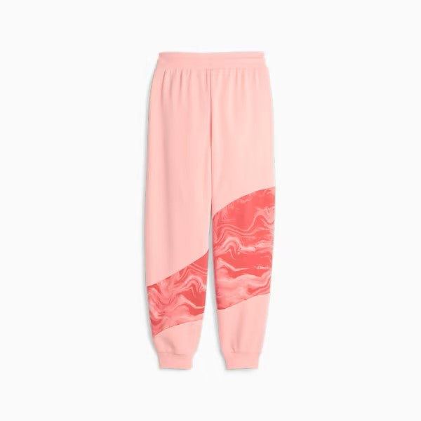 Girls Printed Colorblock Cuff Pant