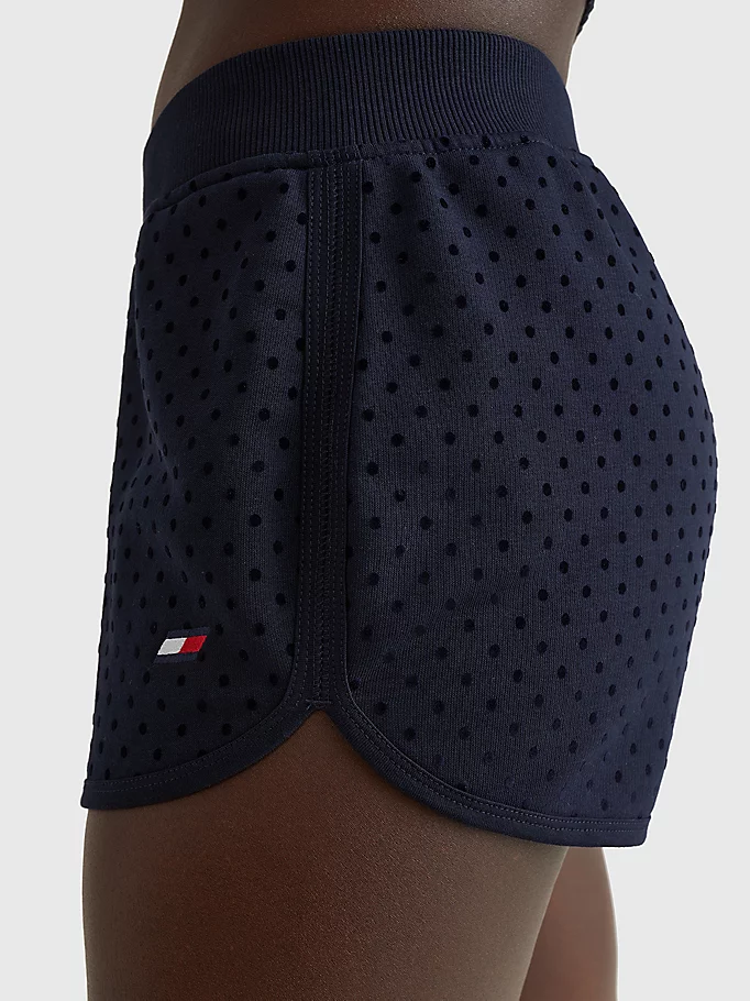 Womens Terry Printed Shorts