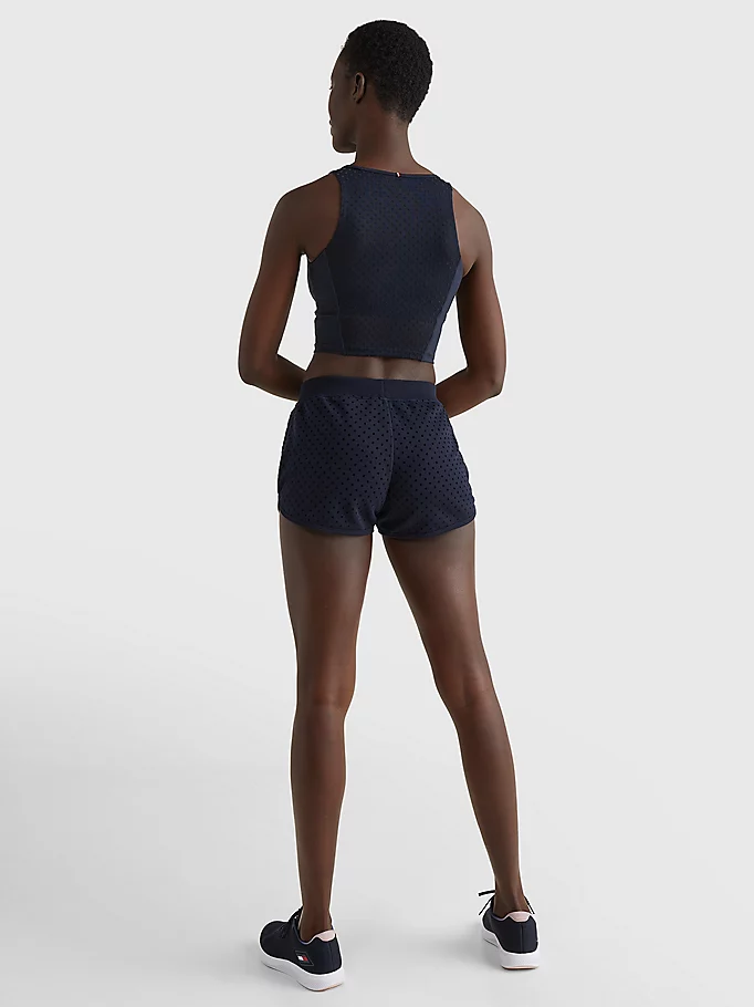 Womens Terry Printed Shorts