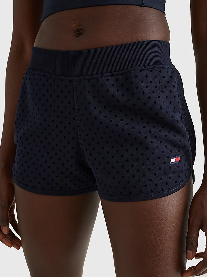 Womens Terry Printed Shorts