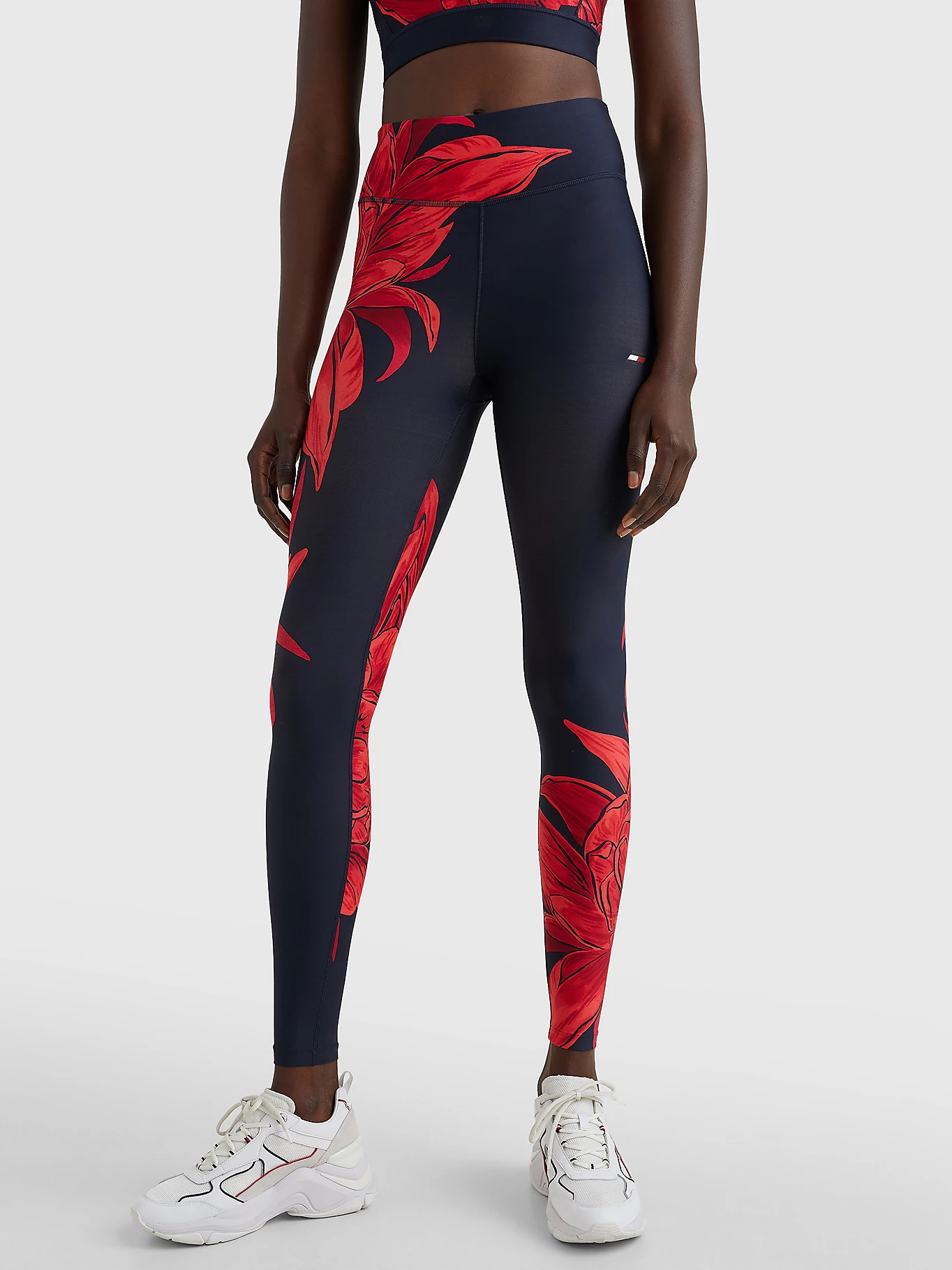 Womens Mid Rise All Over Print Tight