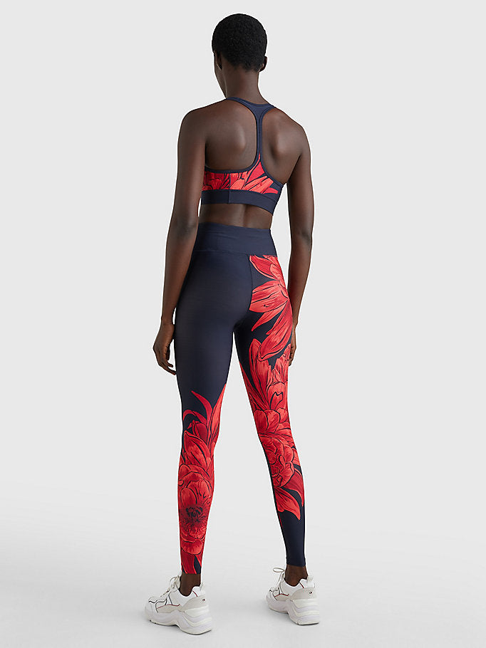 Womens Mid Rise All Over Print Tight