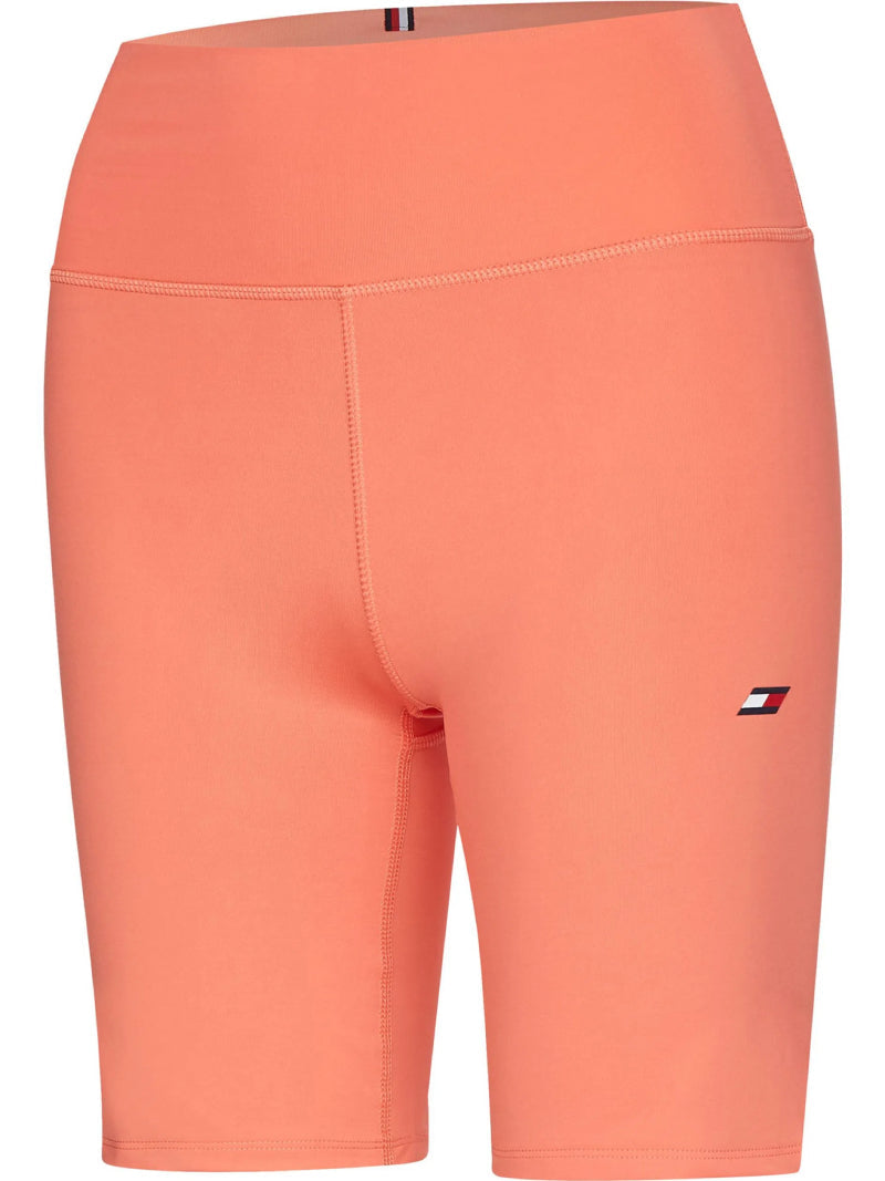 Womens Flag Logo Plain Bike Shorts