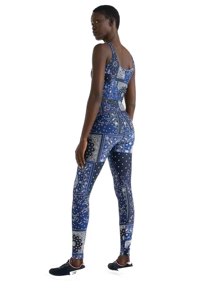 Womens Mid Rise All Over Print Tight