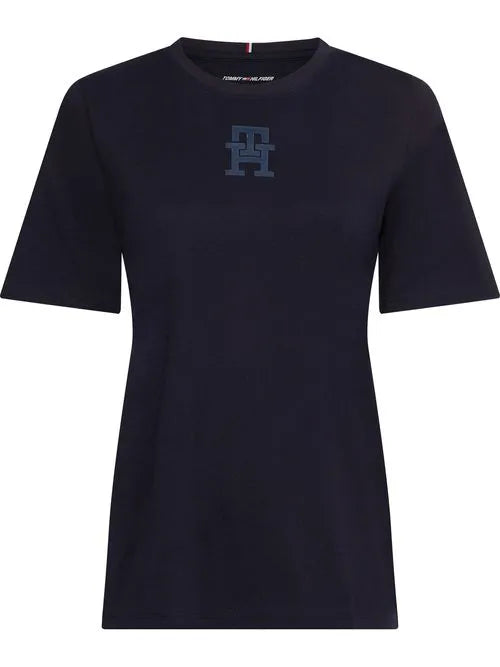 Womens Monogram Short Sleeve T-Shirt