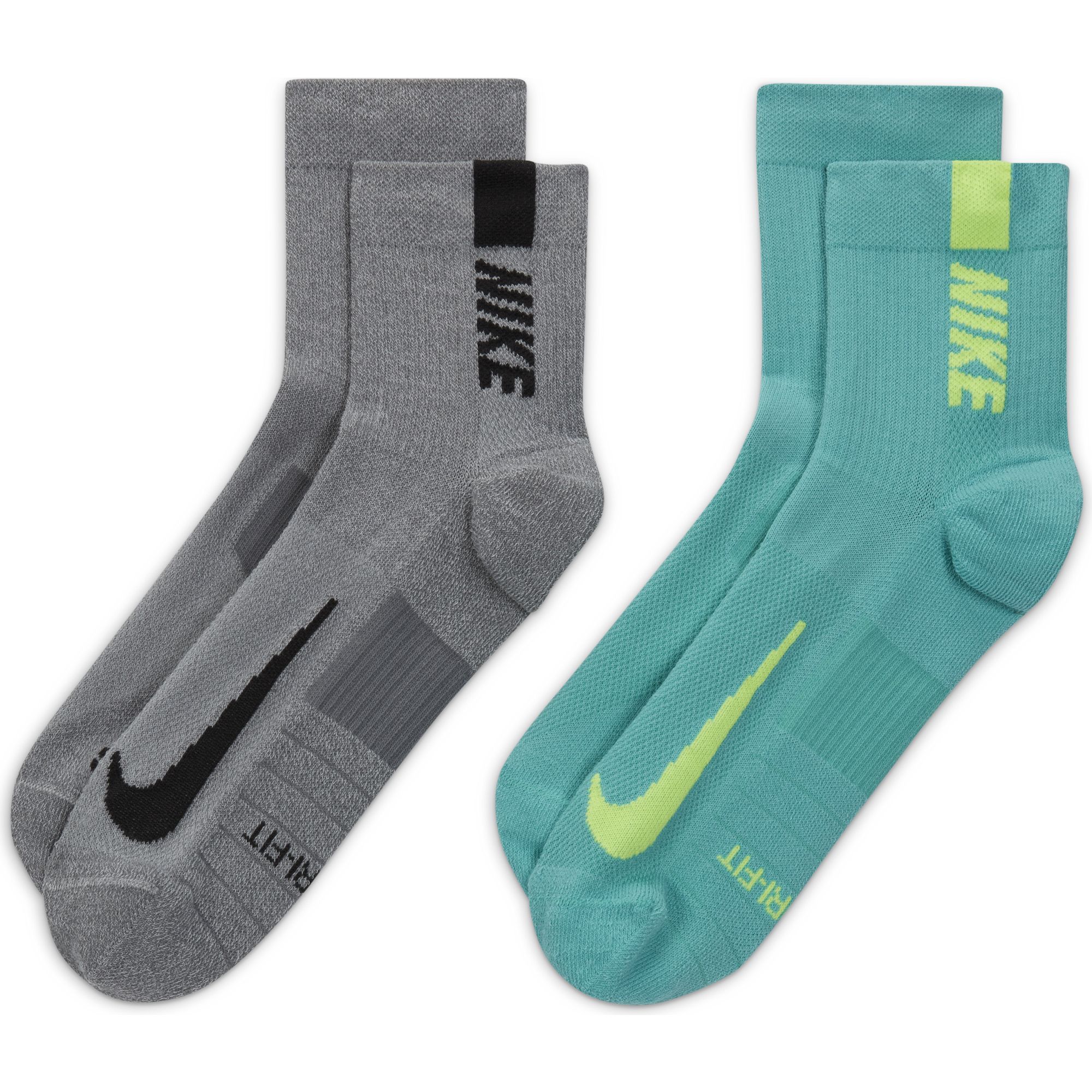2 Pack Multiplier Ankle Running Socks