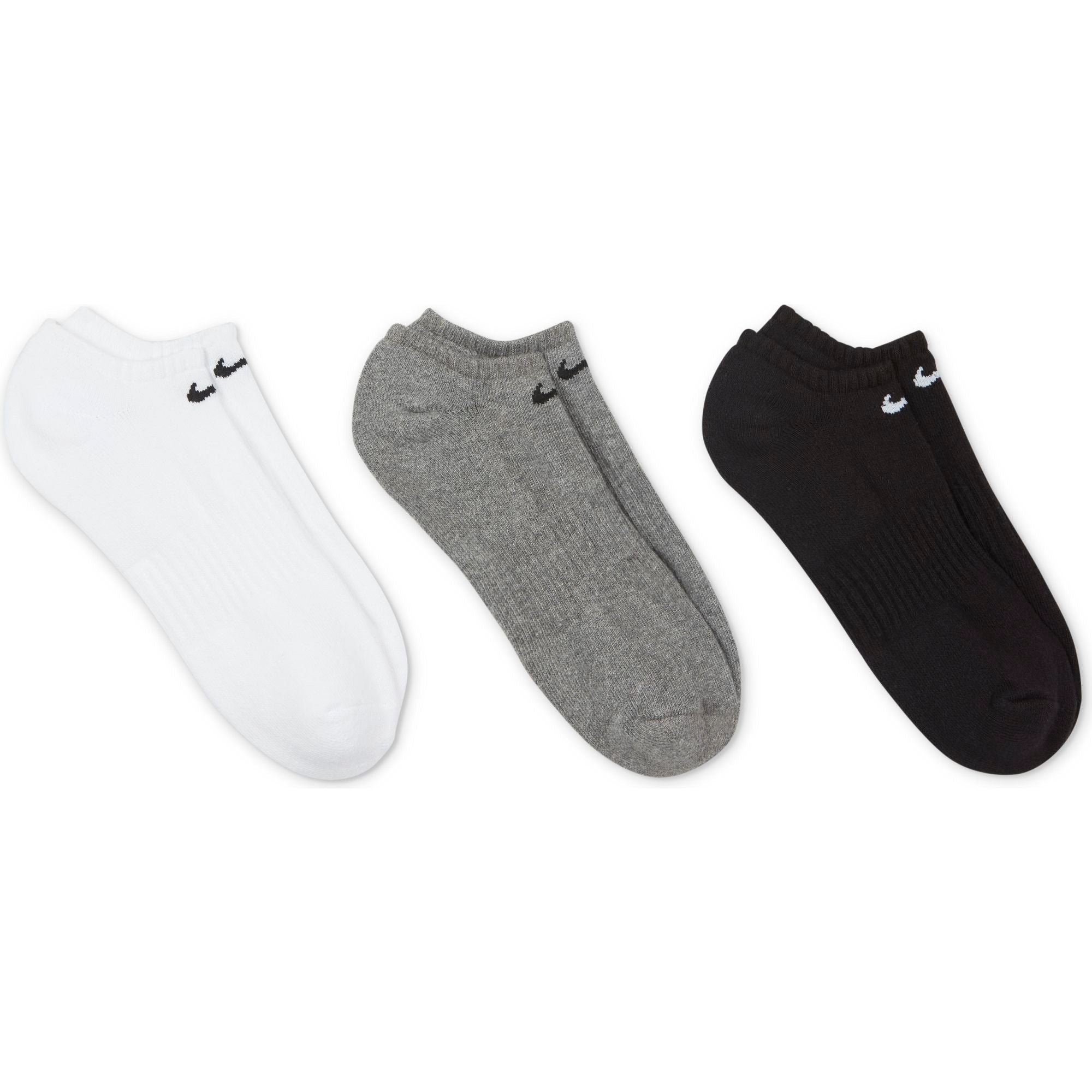 3 Pack Everyday Cushioned No Show Socks