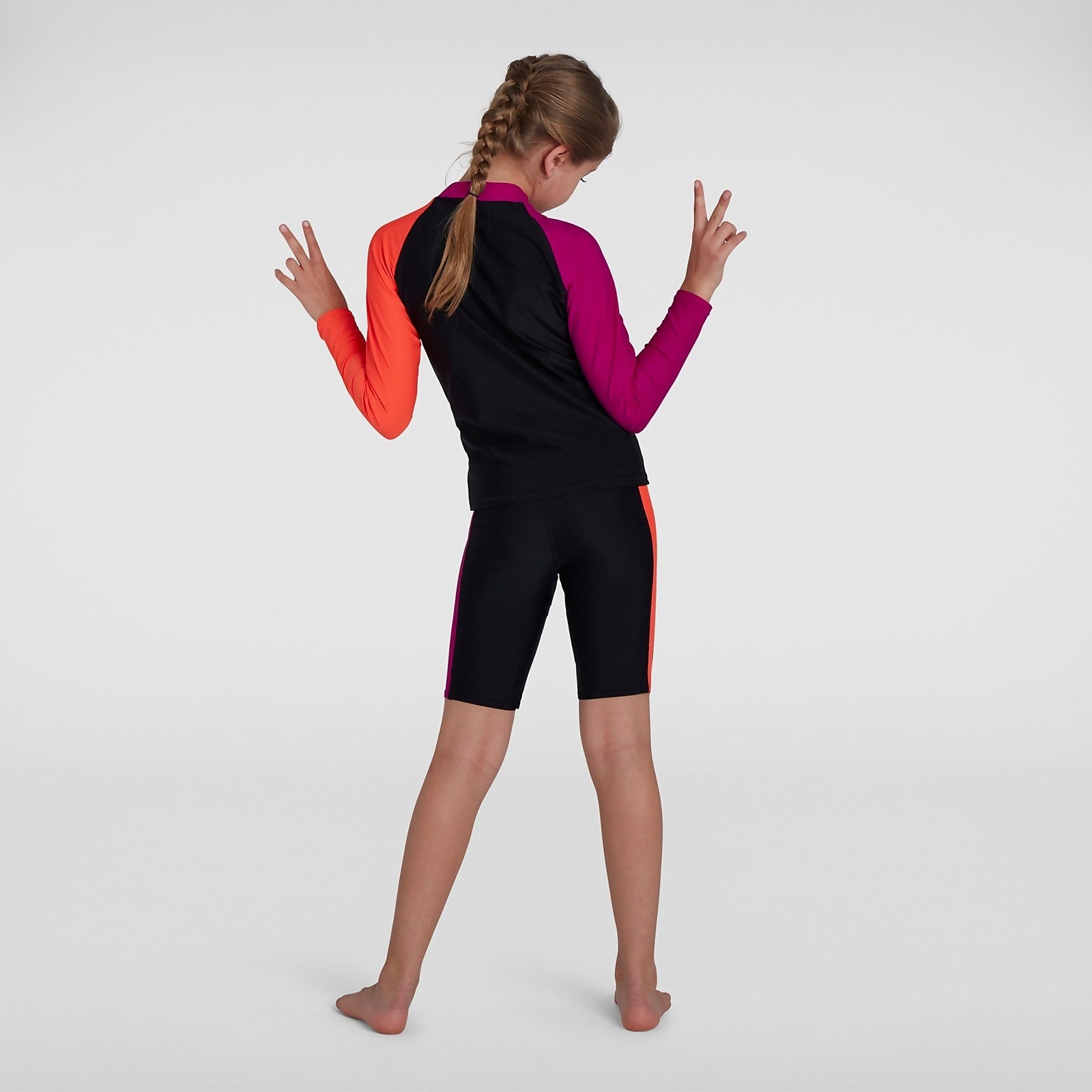 Colourblock-LS-Sun-Protection-Top-&-Short