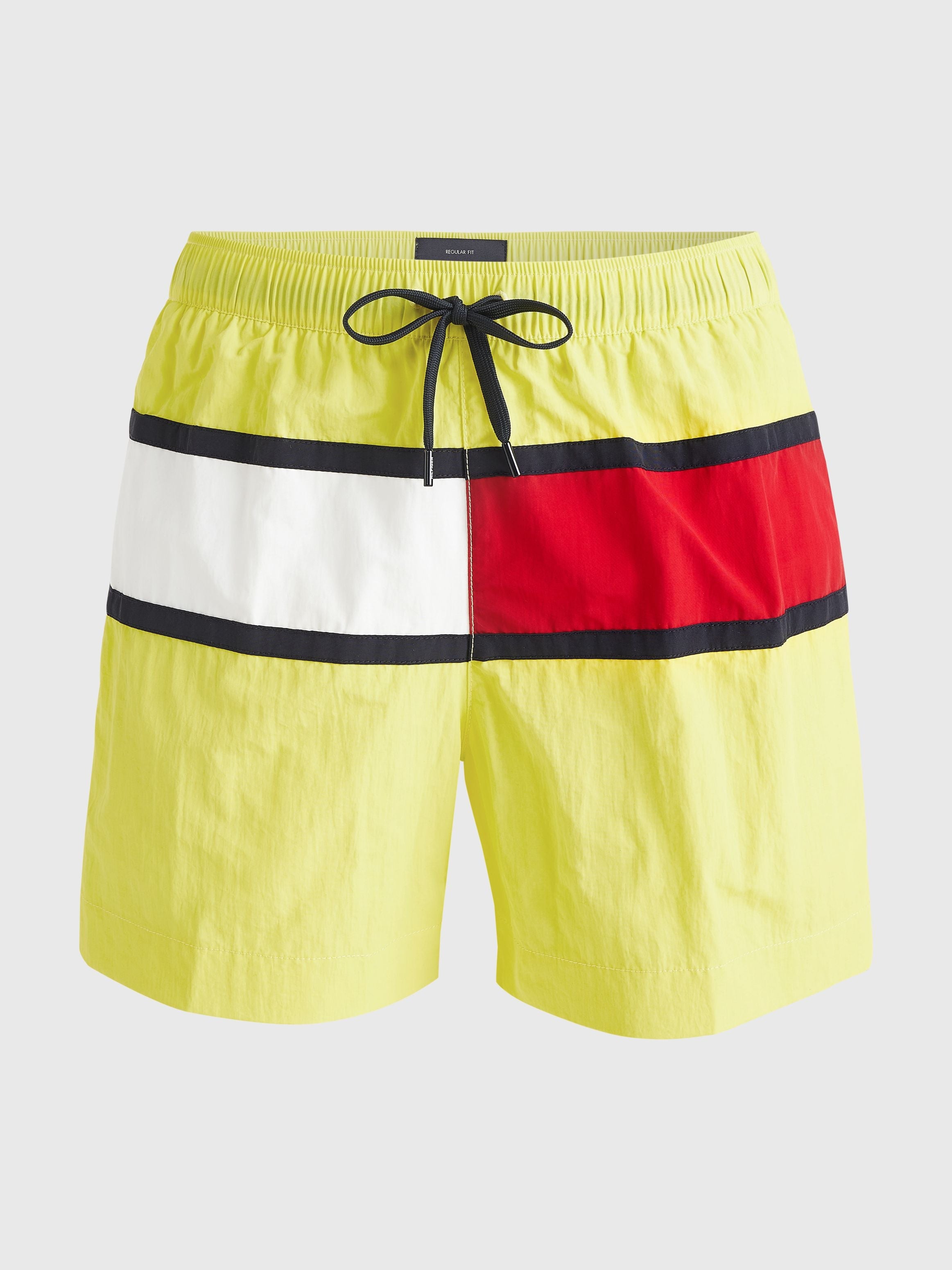 Mens Hilfiger Flag Mid Length Swim Shorts