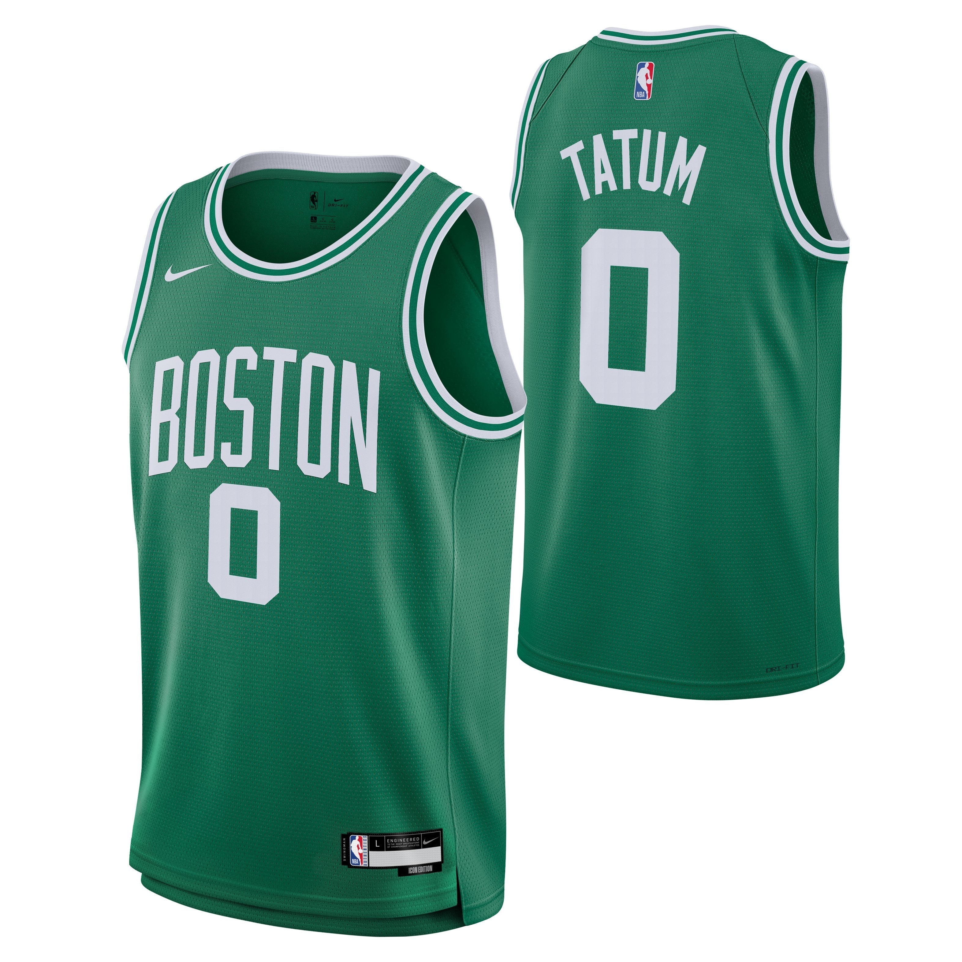 Boys Boston Celtics Jayson Tatum Icon Swingman Replica Jersey