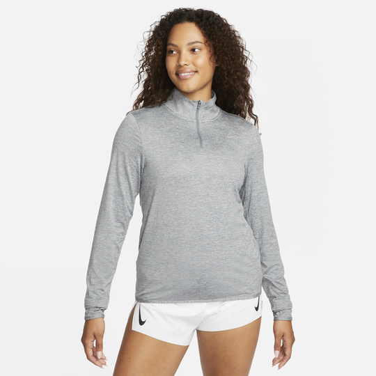 Womens Running Dri Fit Element Half Zip Long Sleeve T-Shirt