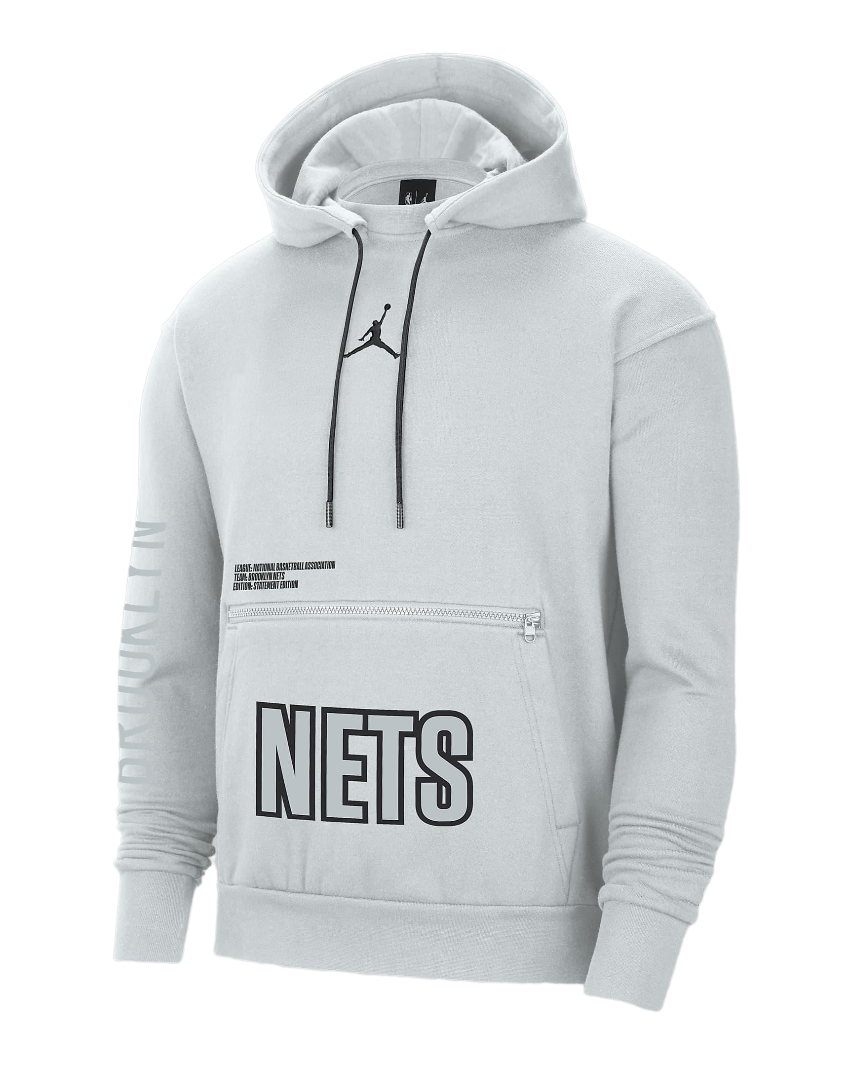 Mens Brooklyn Nets Fleece Hoodie