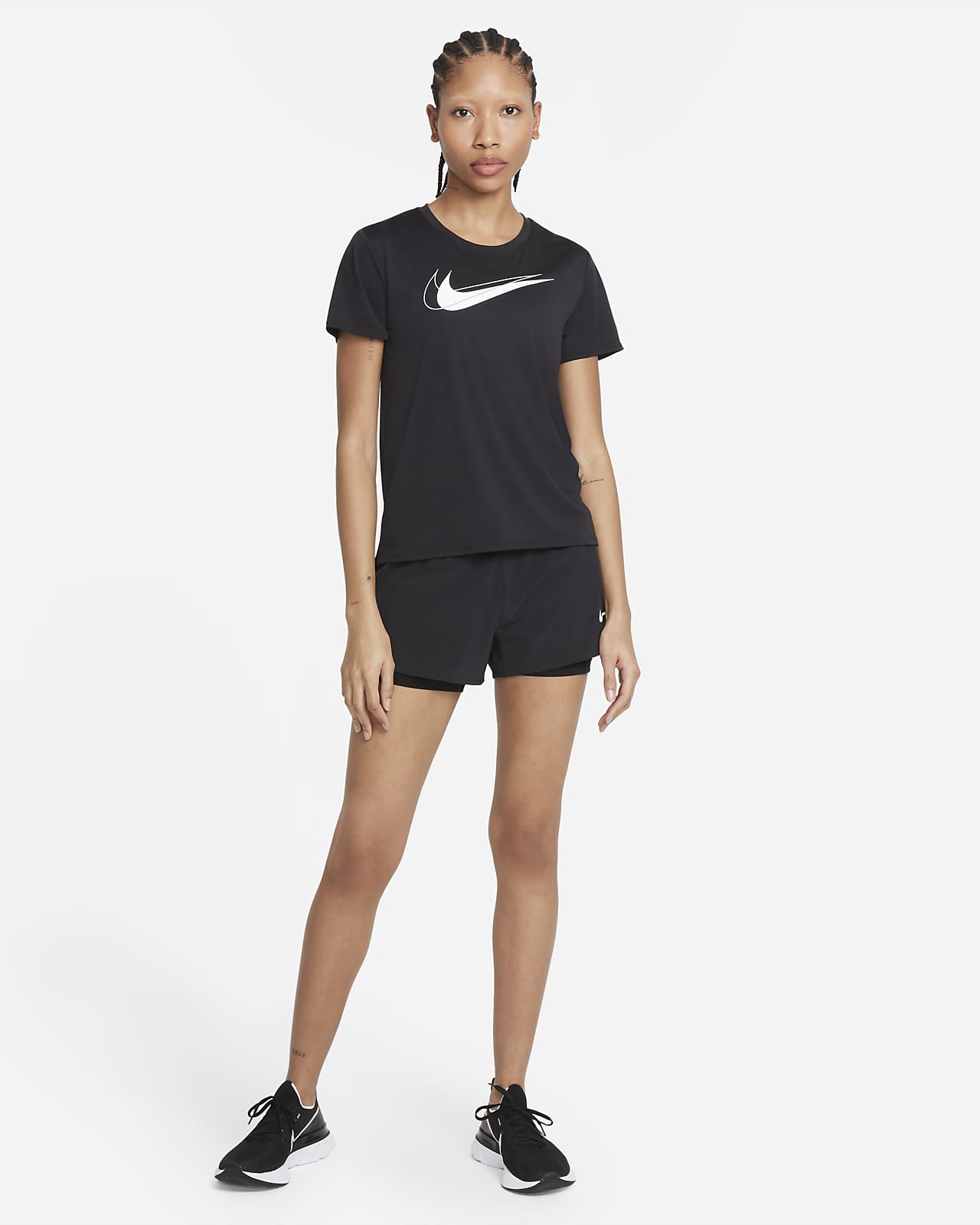 Womens Dri-FIt Swoosh Run Short Sleeve T-Shirt