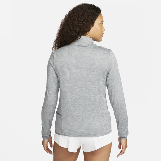Womens Running Dri Fit Element Half Zip Long Sleeve T-Shirt