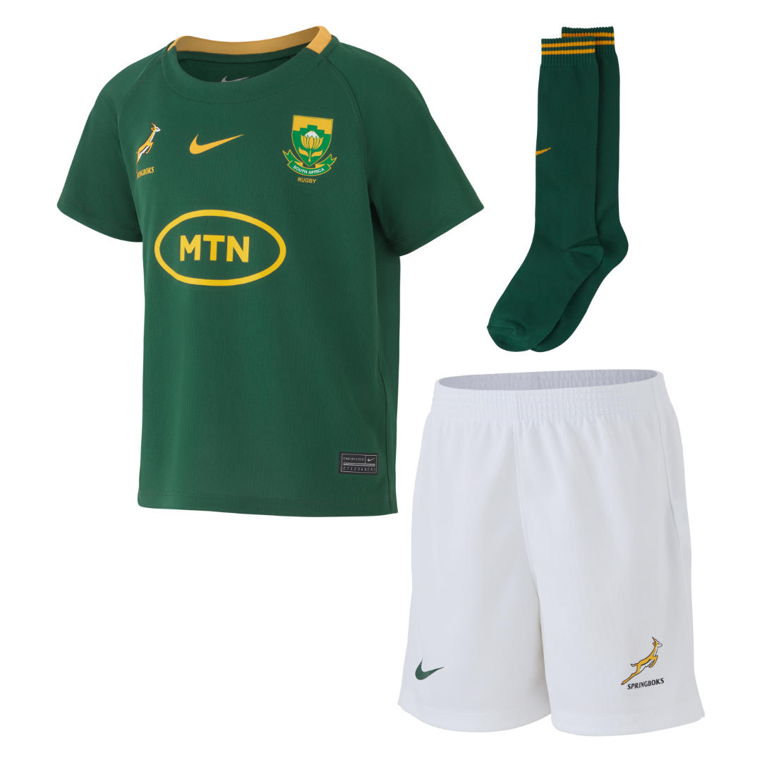 Springbok Kit Kids South Africa Springboks Home Replica Kit - GO SPORT KSA