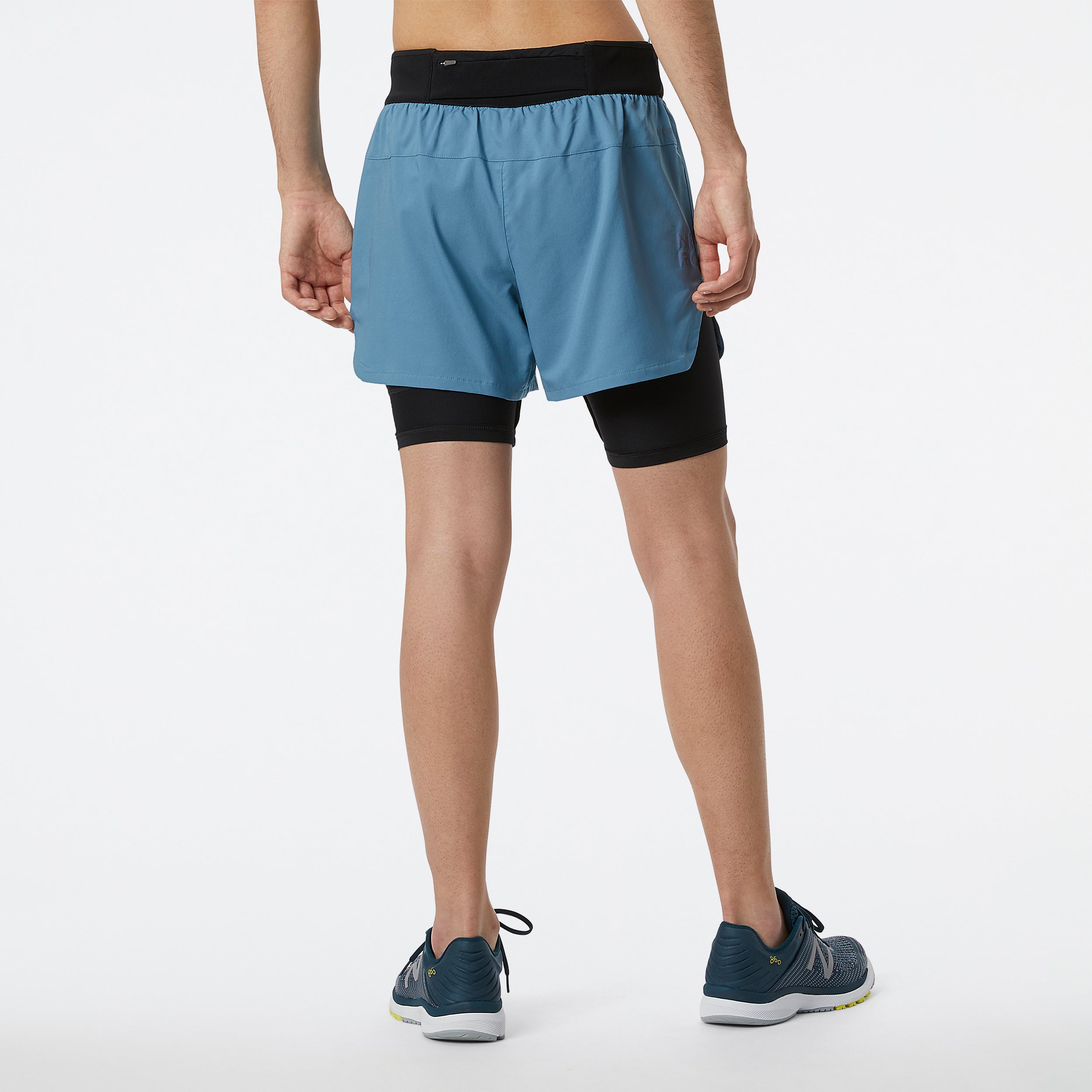 Mens Q Speed Fuel 2 in 1 5 inch Short