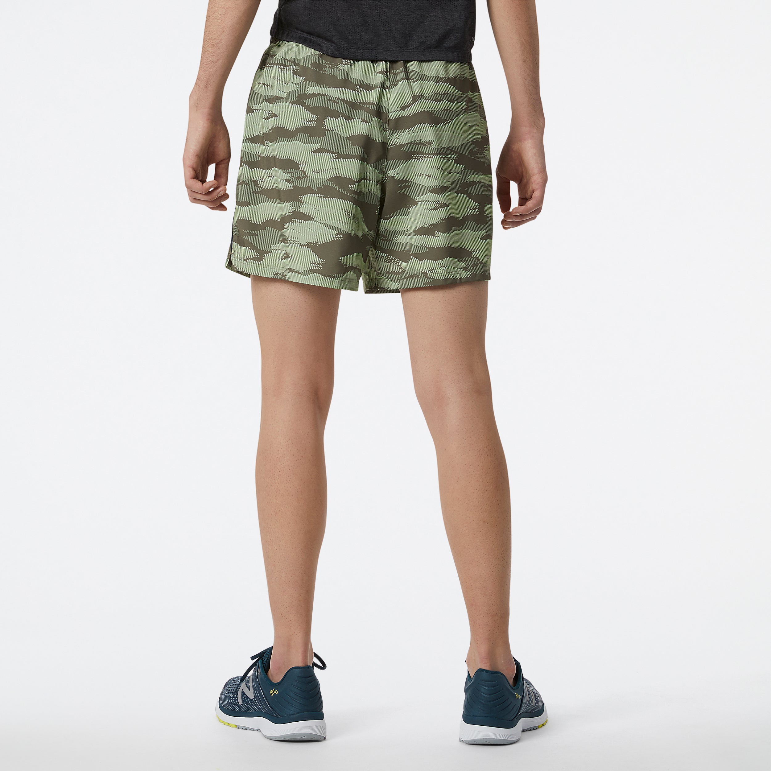 Mens Printed Accelerate 5 Inch Short