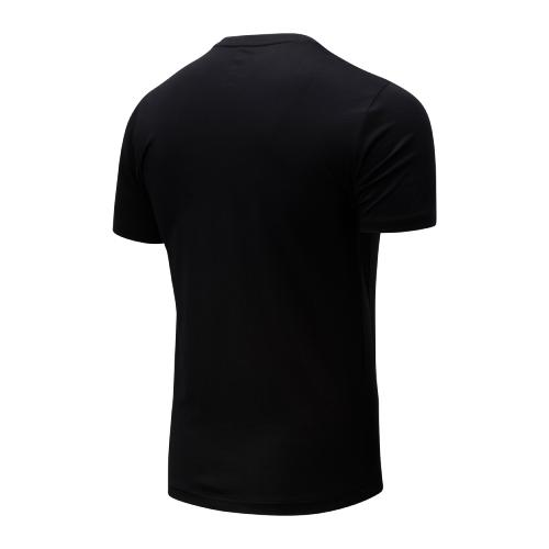 Mens Essentials Stacked Logo Short Sleeve T-Shirt