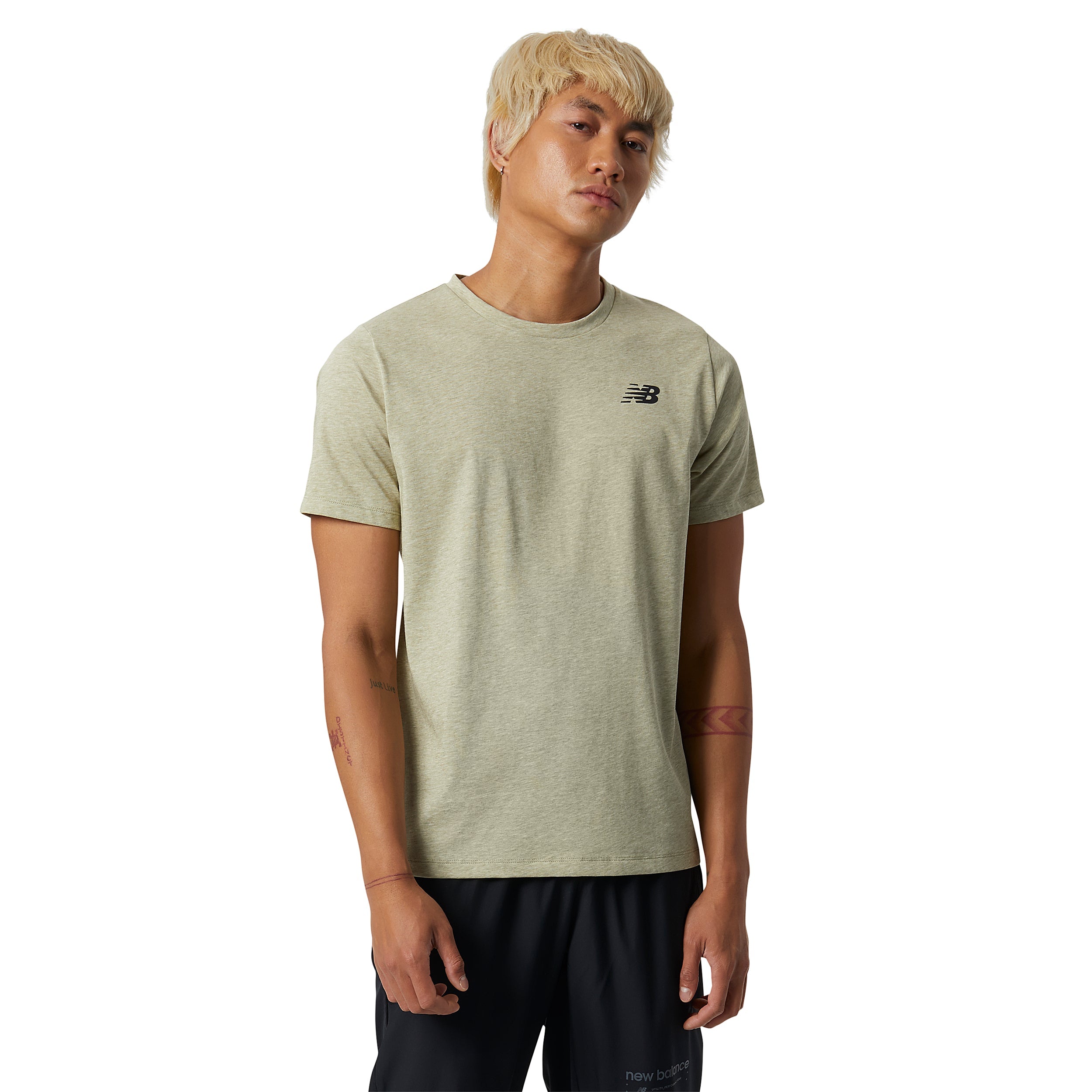 Mens Heathertech Short Sleeve T-Shirt