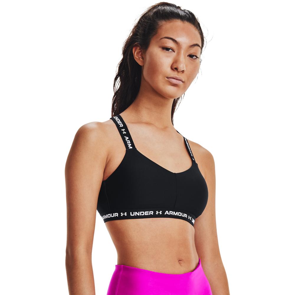 Womens Tape Logo Light Impact Sports Bra