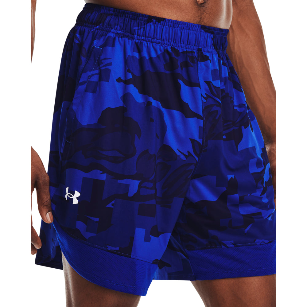 Mens Training Stretch Camo 7 Inch Short