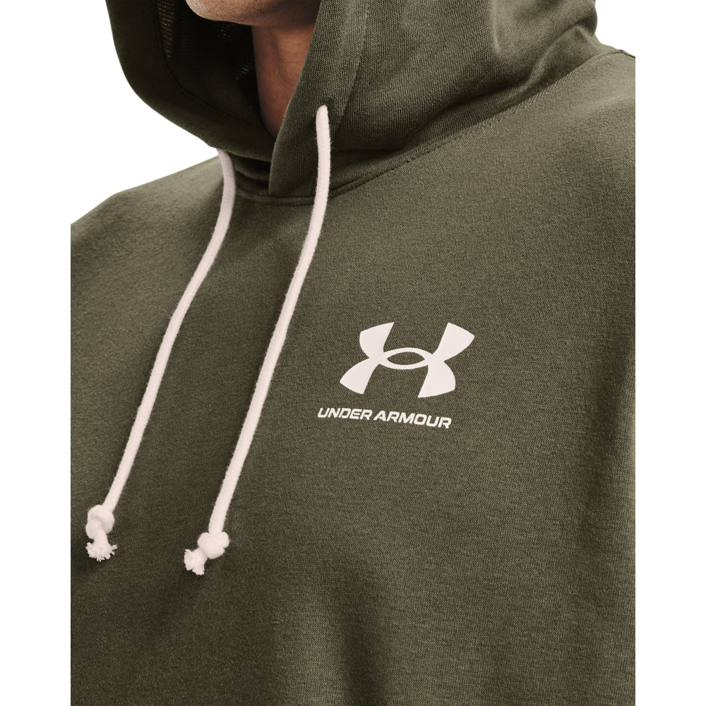 Mens Rival Terry Pullover Hoodie
