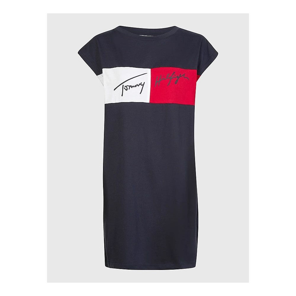 Womens Graphic Colorblock Dress