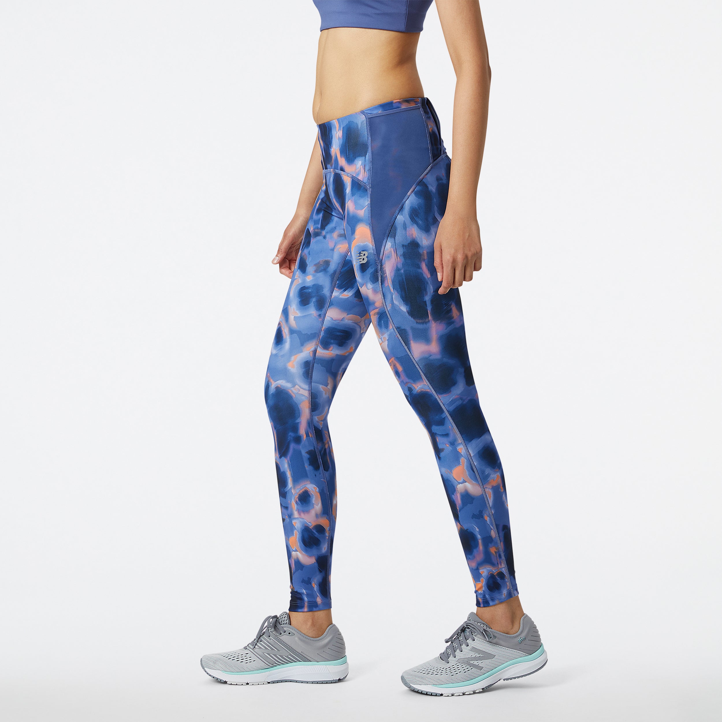 Womens Running Impact Printed Tight