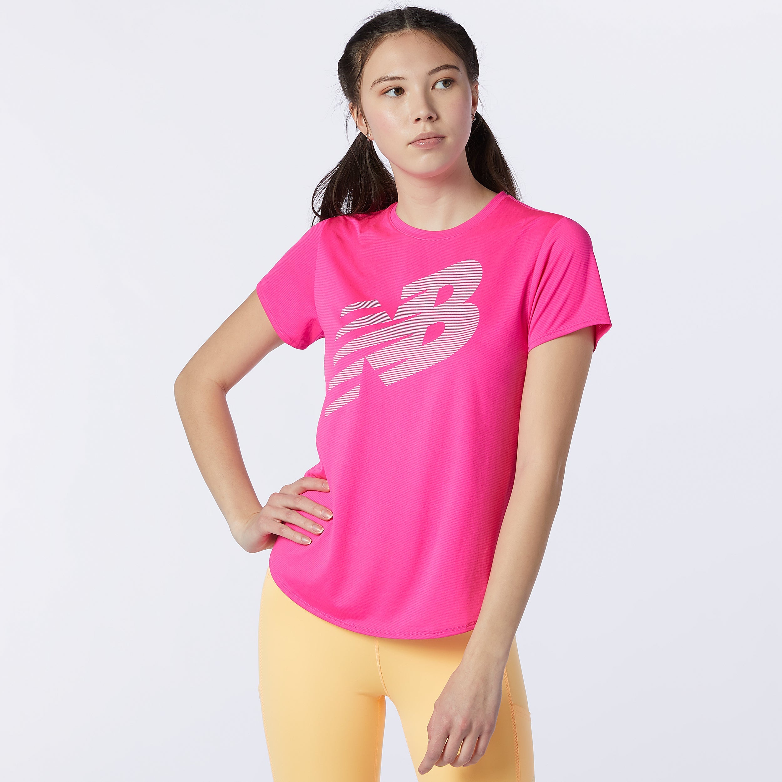Womens Accelerate Graphic Logo Short Sleeve T-Shirt