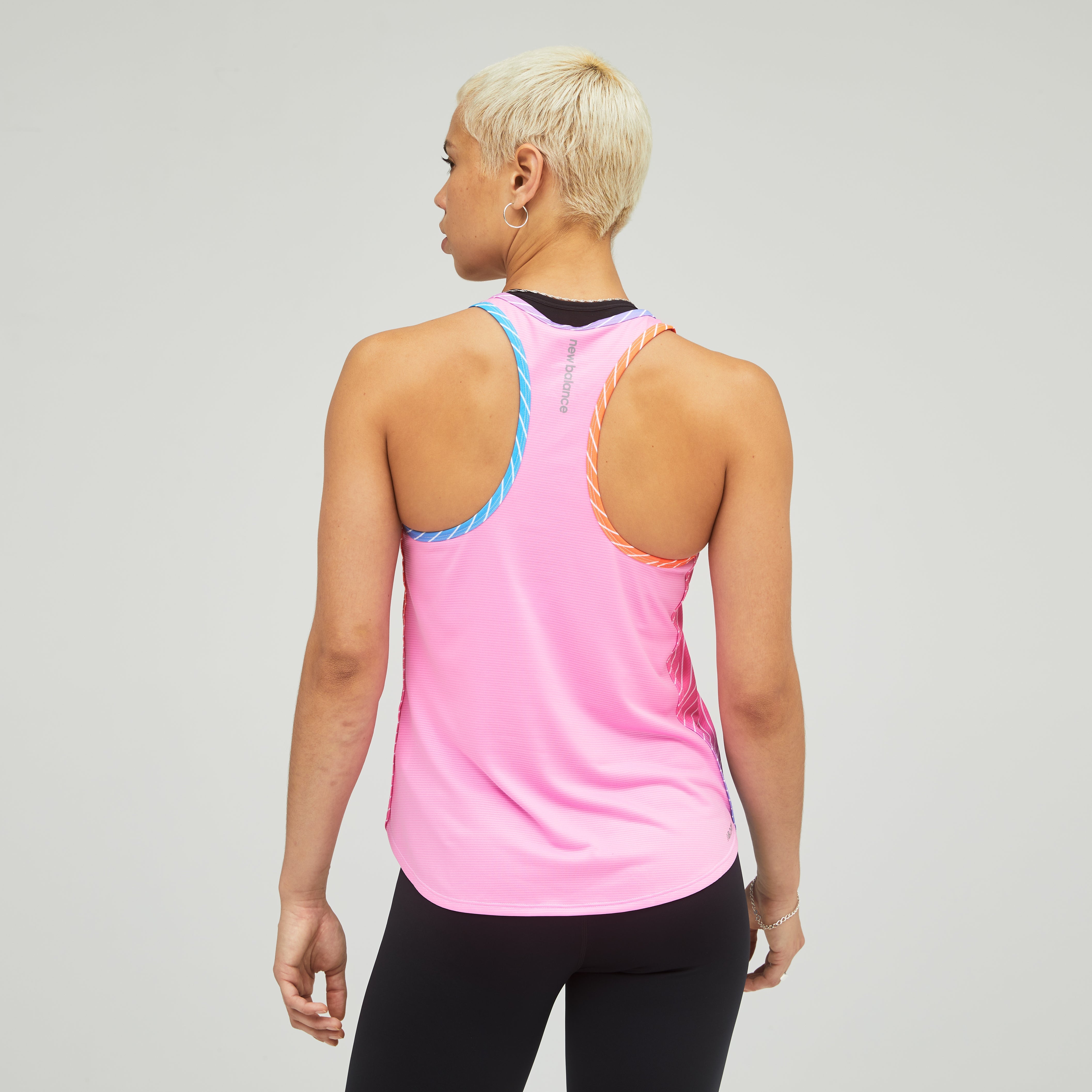 Womens Running Accelerate Printed Tank