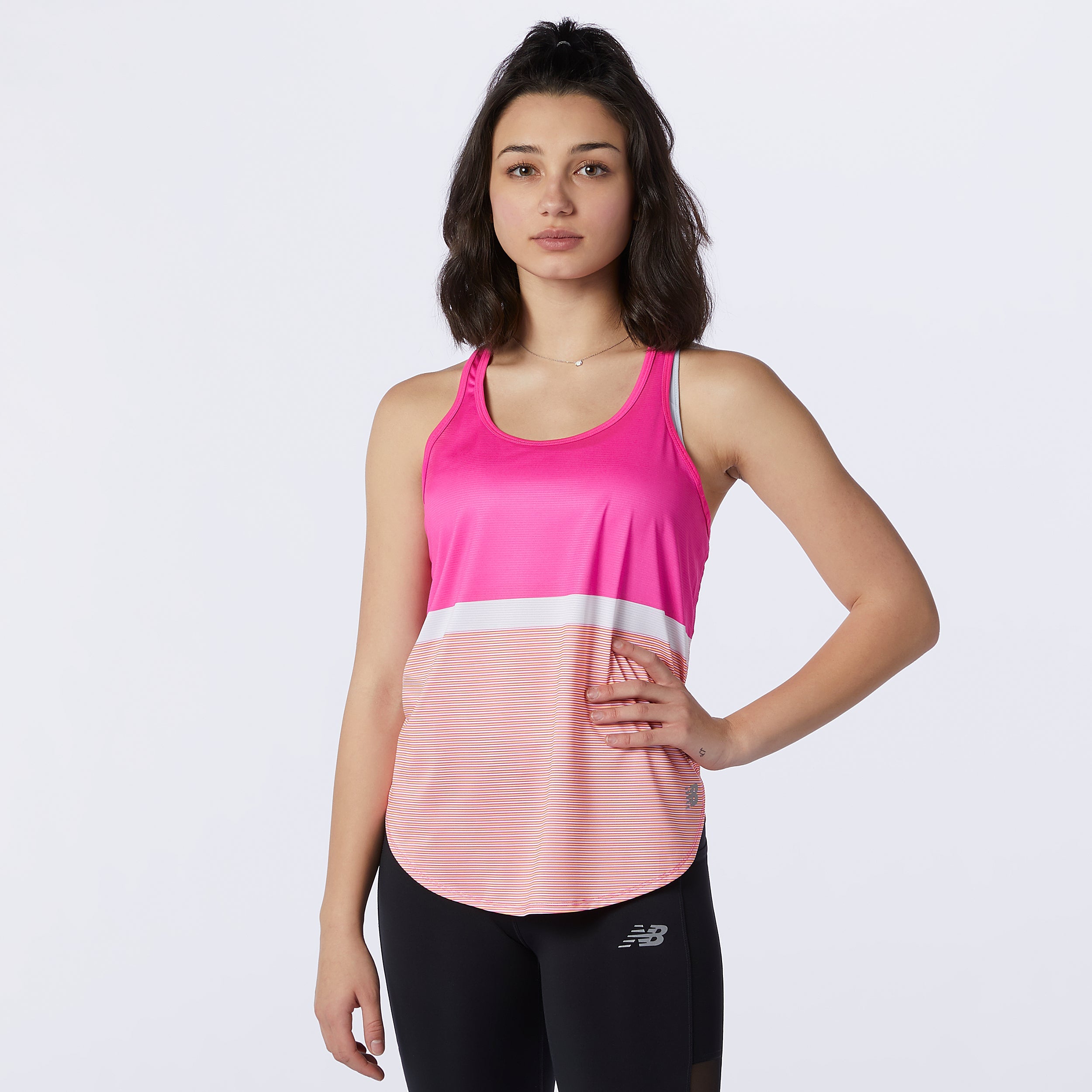 Womens Accelerate Printed Tank
