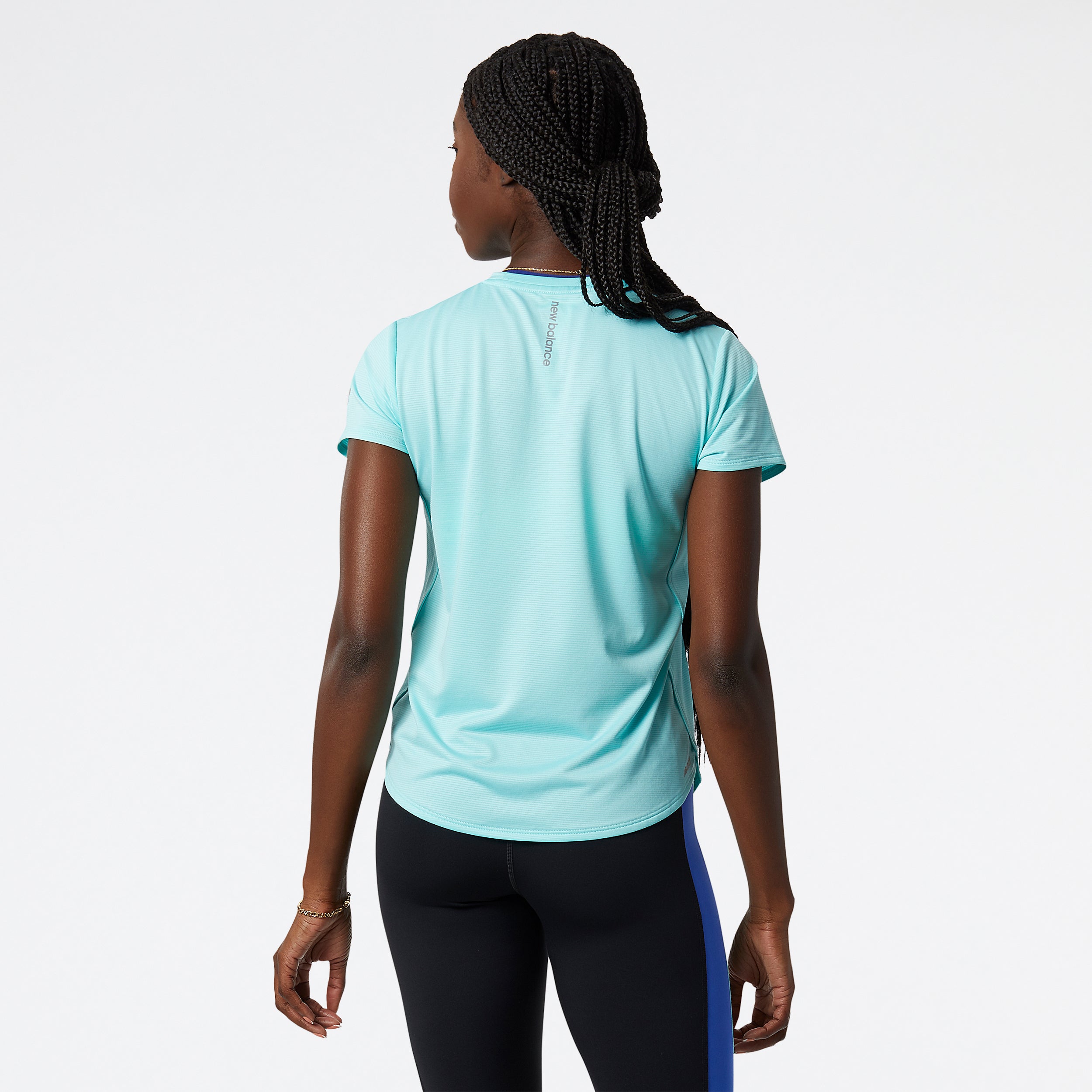 Womens Running Accelerate Logo Short Sleeve T-Shirt