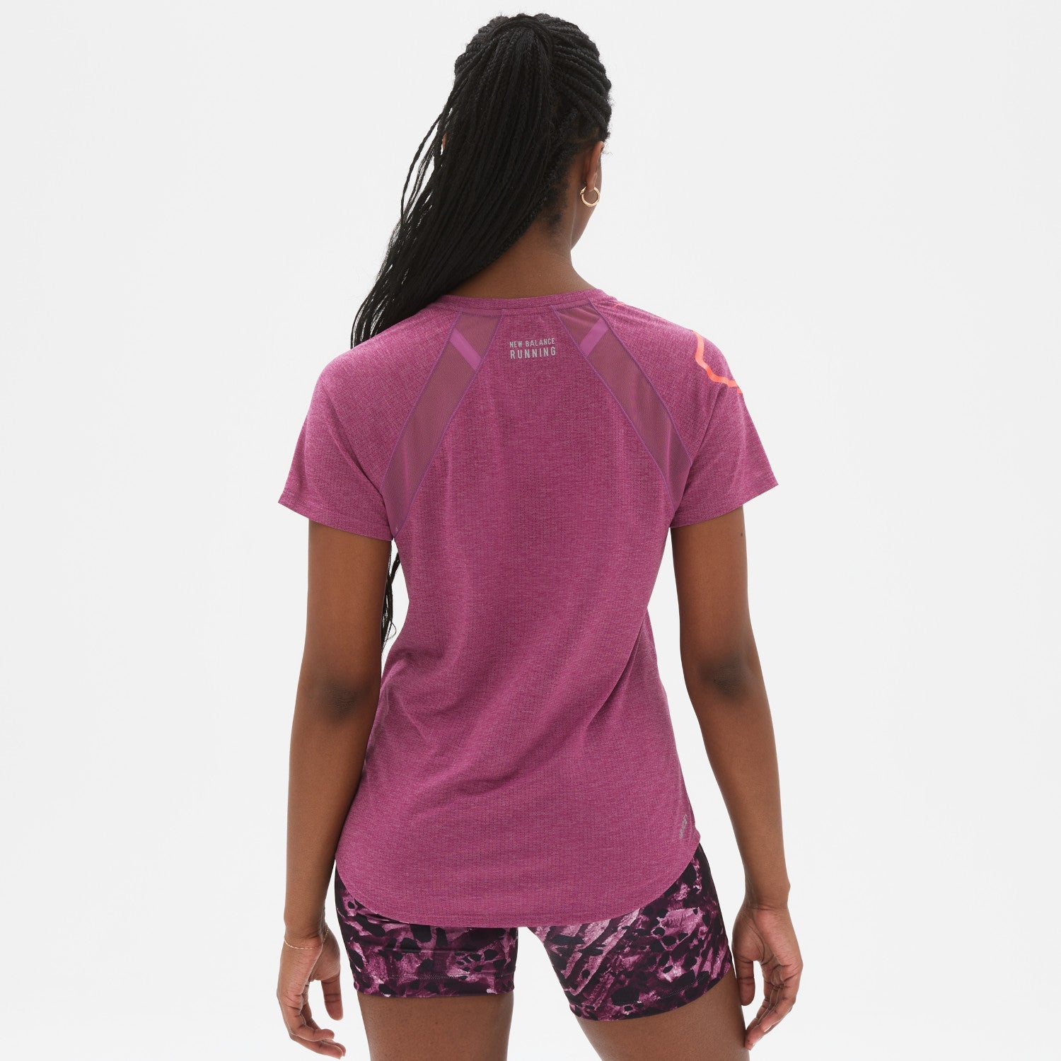 Womens Running Impact Graphic Logo Short Sleeve T-Shirt