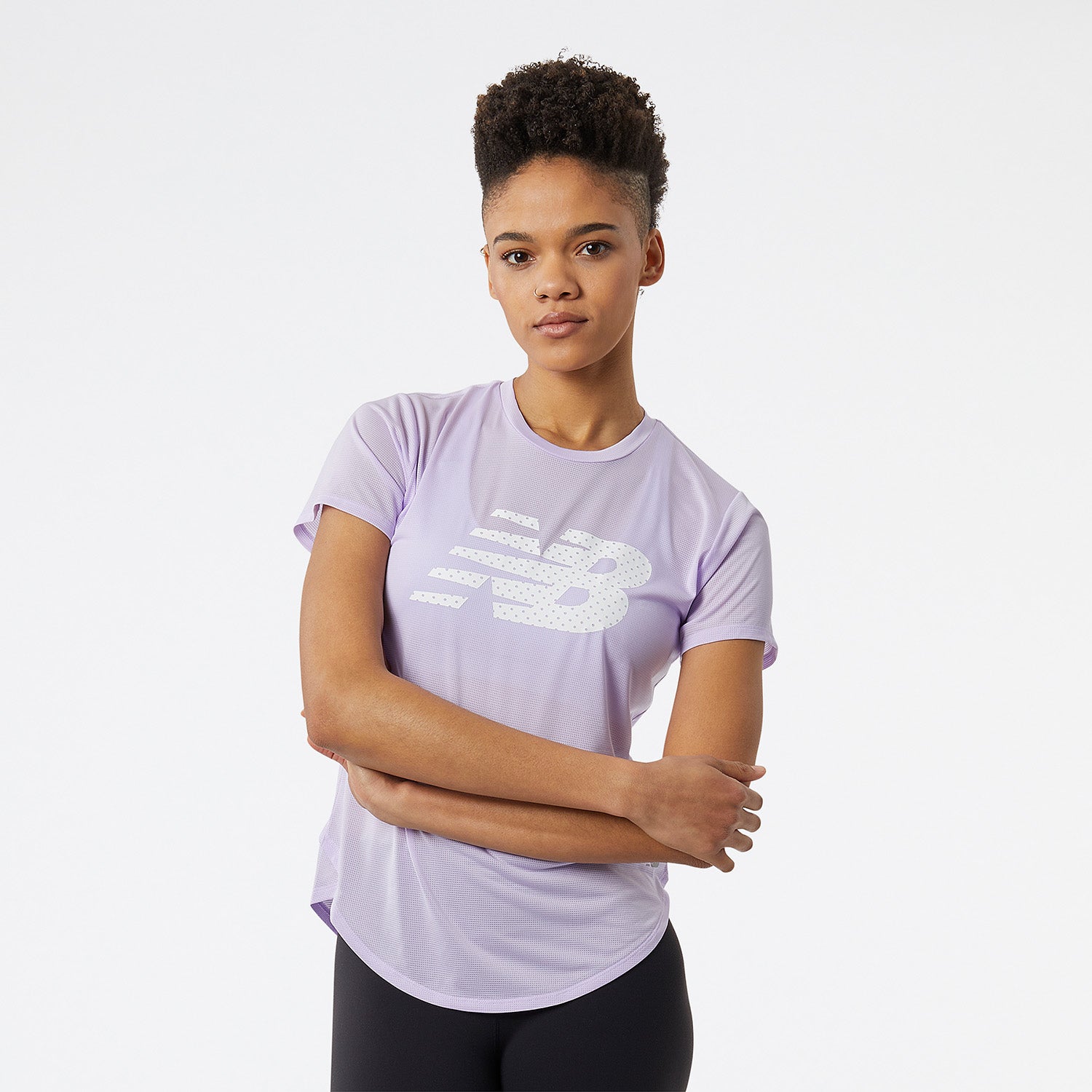 Womens Accelerate Graphic Logo Short Sleeve T-Shirt